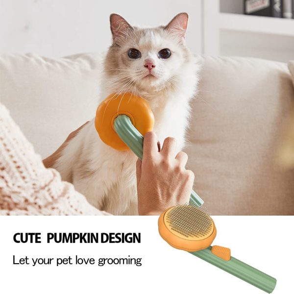 Pet Brush, Pet Grooming Self Cleaning Brush - Image 5