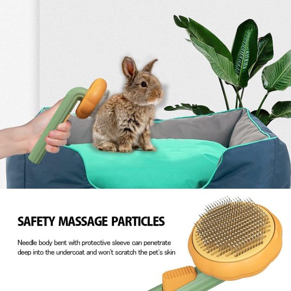 Pet Brush, Pet Grooming Self Cleaning Brush - Image 10